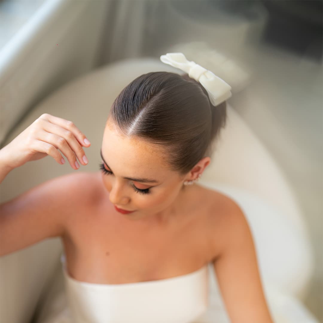 Noiva atendida no Beauty Lounge
